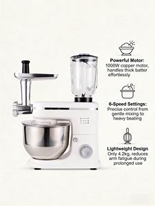 Bol de mélange polyvalent aide à pétrir machine à lait mélangeur à milk-shake cuisine pâte <span class=keywords><strong>robot</strong></span> pétrin mélangeur électrique - Product Image 6