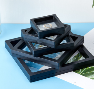 Moderna Caja de Pulseras de Cristal Colgante de Lujo Personalizable para Halloween - Elegante Empaque Cuadrado Ecológico de PE con Cierre de Botón - Product Image 4