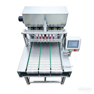 เครื่องบรรจุกระป๋องอัตโนมัติ HZ แบบ <span class=keywords><strong>6</strong></span> หัว ใช้ลม  บรรจุได้แม่นยำ เสียงเบา ผลิตจากสแตนเลสเกรดอาหาร สำหรับเครื่องดื่มและอาหาร - Product Image 4