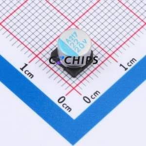 APXA200ARA220MF60G ตัวเก็บประจุแบบแข็ง SMD, D6.3xL6 มม. ( ความจุ: 22uF ) ( ความแม่นยำ: 20% แรงดันไฟฟ้าที่กำหนด: 20V ) - Product Image 1