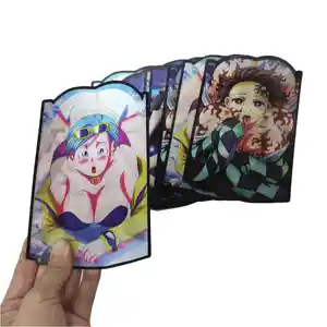 Anime Stickers 3d Custom 3d Sticker Anime Lenticular Printing Anime Sticker 3D Effect