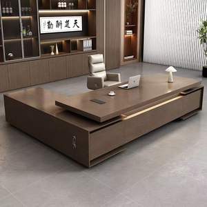 Bureau <span class=keywords><strong>de</strong></span> <span class=keywords><strong>direction</strong></span> moderne, mobilier <span class=keywords><strong>de</strong></span> patron <span class=keywords><strong>de</strong></span> grande taille, adapté aux bureaux et aux maisons. - Product Image 1