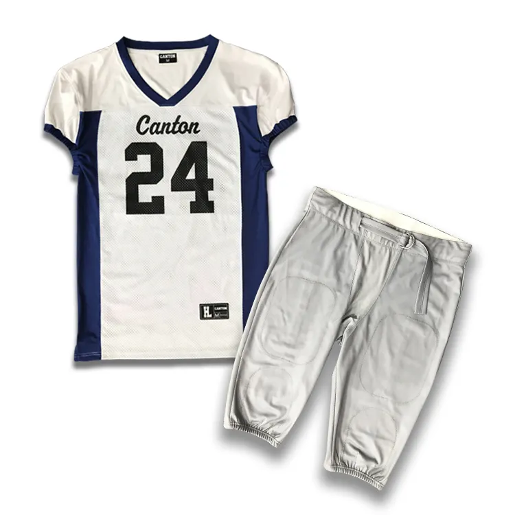 Maillots d'entraînement de football américain vierge personnalisés OEM uniformes de football américain de conception de sublimation en gros pour les jeunes