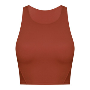 Chaleco de verano para hombre de fabricante personalizado 100% algodón transpirable sin mangas camisetas sin mangas cuello musculoso suelto Fitness - Product Image 4