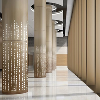 Sistema de Revestimiento de Columnas con Panel de Aluminio de Forma Especial para Muros Cortina y Decoración Exterior de Edificios