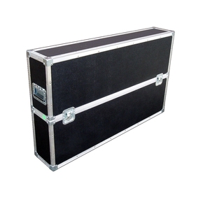 Reinforced TV Flight Case Aluminum Frame Shockproof Screen Transport Case with <b>Rolling</b> Wheels and Foam for LED Monitor <b>Box</b> - Product Image 1