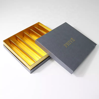 Großhandel Luxus Custom Macaron Boxen mit Gold Papier Card Liner 2mm Art Paper Cookie Keks Verpackung Geschenk box