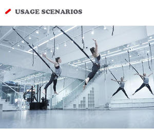 Sabuk Pengaman 200Lbs, Sabuk Pengaman untuk Olahraga <span class=keywords><strong>Bungee</strong></span>, Peralatan Lompat <span class=keywords><strong>Bungee</strong></span>, Set Lengkap, Tali <span class=keywords><strong>Bungee</strong></span>, Danc, Tali Pengaman, Fitness - Product Image 6