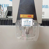 Machine de perçage et de fraisage CNC automatique WEIKE pour le traitement des profilés de fenêtres et de portes en aluminium, des rainures de drainage et des trous de serrure
