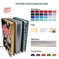 Bible éducative pour filles en espagnol, avec couverture en tissu brodé, logo estampé or, conception personnalisée par fournisseur multilingue