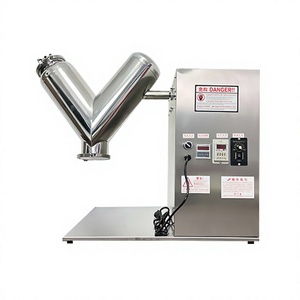 Mélangeur automatique en acier inoxydable SUS304 HONGDI pour l'industrie chimique et plastique, capacité 15L, moteur AC 0,3kW 110V/220V, mobile - Product Image 1