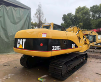 Excavatrice Caterpillar d'occasion d'origine japonaise CAT 320CL 320BL 320C 325CL 330B 320D en bon état pour travaux de construction