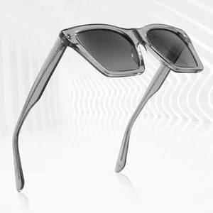 2022 brand name sunglasses woman man acetate frame polarized lens fashion shade