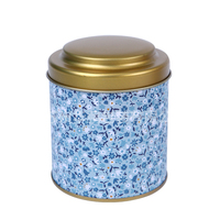 Vente chaude, boîtes rondes en fer blanc pour biscuits, petites et grandes, dorées, pour biscuits au beurre danois, boîte en fer blanc personnalisée, couleur personnalisée, utilisation pour l'emballage