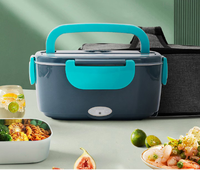 Boîte à lunch chauffante en acier inoxydable de haute qualité, récipient chauffant portable pour aliments, boîte à lunch électrique