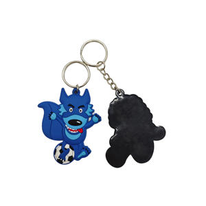 Porte-clés en PVC souple et lavable, en caoutchouc silicone, sur mesure, motif mascotte anime, directement de l'usine - Product Image 4
