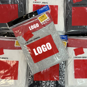 Set di 2 Boxer Sportivi da Uomo in Cotone di Marca, Intimo alla Moda Taglie Forti, Slip Senza Cuciture con Vita Elastica Traspirante, Produttore - Product Image 3