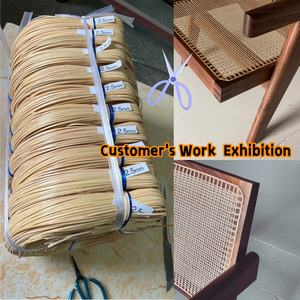 Cane 2mm saman sandalye dokuma dokuma 100% doğal <span class=keywords><strong>Rattan</strong></span> kalite 7 düz çekirdek zanaat ağartılmamış Oval satış AAA dereceli çevre dostu - Product Image 5