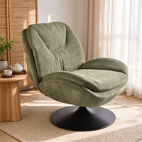Fauteuil pivotant moderne, chaise de salon design, chaise d'appoint, mobilier de salon, chaise d'appoint, vente en gros pour salon et appartement