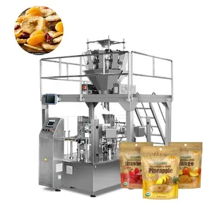 High Speed Rotary Automatic Pre-made Pouch 1kg Oatmeal Standup Pouch Packing Machine