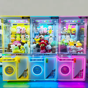 Happy Moment Crane <b>Machine</b> Coin Operated Arcade Game With Flashing Light Multiple Players Plush <b>Toys</b> Amusement Park Use - Product Image 3