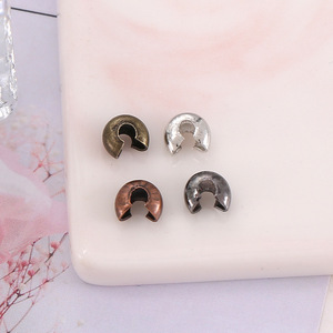 Open Type Positioning Bead Clasp C Shape Metal Jewelry Finding For <b>Bracelet</b> Silver Gold Copper Plated - Product Image 3