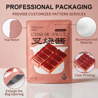 Sachets Doypack en aluminium thermoscellables avec logo personnalisé, résistants à l'humidité et à la déchirure, pour marques de sauces – Vente directe usine