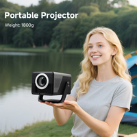 Proyector X7AR 1080P HD de la Mejor Relación Calidad-Precio con Lámpara de 30000H, Autoenfoque, 2G de RAM y 8GB de ROM para Uso en el Hogar y Dormitorios
