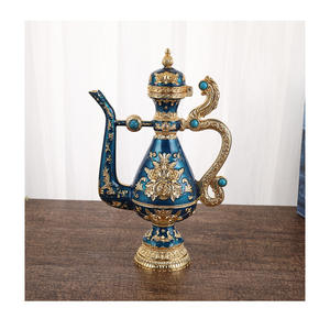 Nuevo set de vino con piedras preciosas 2026, set de adornos para vitrina de vinos, set de vino europeo de alta gama para el hogar, set de vino de metal de lujo - Product Image 6