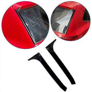 การประกันคุณภาพอุปกรณ์เสริมรถยนต์ ABS คาร์บอนไฟเบอร์ด้านหลังหน้าต่าง<span class=keywords><strong>สปอย</strong></span>เลอร์ด้านข้างสำหรับ Volkswagen VW Golf 6 MK6 - Product Image 1