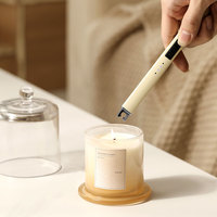 Briquet électrique rechargeable par USB, nouveau briquet laser pour cigarettes et bougies, pratique pour les voyages