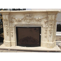 Statue en marbre et de fleur Beige autoportante, Statue globale de Style Louis XV, manteau enveloppant
