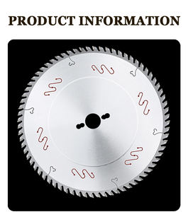 250 мм коммерческая пила для резки дерева с нитридным покрытием, промышленного класса, 60T, с твердосплавными напайками, лазерная сварка, для частого включения/выключения, прочная - Product Image 6