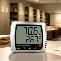 Factory Direct Testo 608-H1 Mini Thermo-Hygrometer Hanging & Desktop Type Big Display Real-Time Testing Instrument