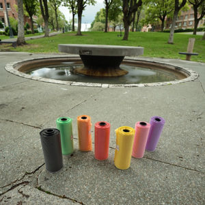 कस्टम पर्यावरण-अनुकूल बायोडिग्रेडेबल डॉग पूप बैग पालतू जानवरों, बिल्लियों, जानवरों के लिए टिकाऊ इंद्रधनुष अपशिष्ट बैग, पीई एचडीपीई ईपीआई प्लास्टिक से बना है - Product Image 4