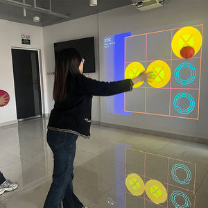 Jeu de <span class=keywords><strong>football</strong></span> amusant d'intérieur, réponse instantanée de 0,3 ms, jeu interactif numérique de tic-<span class=keywords><strong>tac</strong></span>-toe, projection murale interactive, système de jeu XOX - Product Image 4