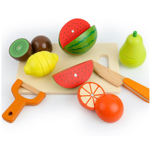 Ensemble de jouets magnétiques <span class=keywords><strong>en</strong></span> <span class=keywords><strong>bois</strong></span> pour fruits <span class=keywords><strong>et</strong></span> légumes Jouet de simulation pour enfants - Product Image 4