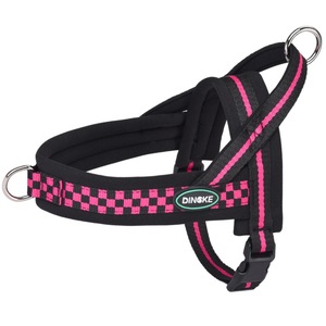 Harnais réglable pour <span class=keywords><strong>chien</strong></span> selle de poitrine mignon coloré respirant grilles de mode harnais et laisse pour animaux de compagnie ensemble <span class=keywords><strong>collier</strong></span> de <span class=keywords><strong>chien</strong></span> <span class=keywords><strong>anti</strong></span>-évasion - Product Image 6