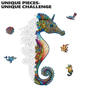 Puzzles en <span class=keywords><strong>bois</strong></span> pour adultes de haute qualité A2, A3, A4 MDF puzzles uniques <span class=keywords><strong>3D</strong></span> en forme d'animal pour enfants et adultes - Product Image 6