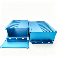 Boîtier d'alimentation extérieur étanche en aluminium extrudé sur mesure pour éclairage, avec pilote LED et ballast usiné