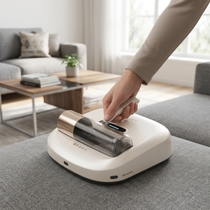 Robot de nettoyage de lit intelligent, <span class=keywords><strong>aspirateur</strong></span> UV anti-acariens, portable, rechargeable, <span class=keywords><strong>pour</strong></span> <span class=keywords><strong>canapé</strong></span> et matelas, aspiration 121-150 AW - Product Image 4