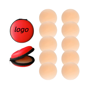 Couvre-mamelons en silicone sexy-5 paires de pasties invisibles adhésives réutilisables pour femmes-<span class=keywords><strong>HM</strong></span>-0033 Zhengle à usage quotidien - Product Image 6