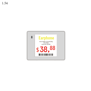 Thông Minh Kỹ Thuật số điện tử nhãn kệ cho cửa hàng bán lẻ và trung tâm mua sắm giá tag với ứng dụng thông minh <span class=keywords><strong>EAS</strong></span> hệ thống sản phẩm - Product Image 6