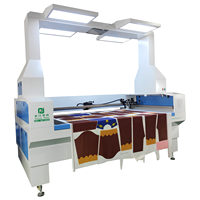 Machine de découpe laser CO2 à double tête, alimentation automatique, positionnement de la caméra panoramique, découpe laser 1610