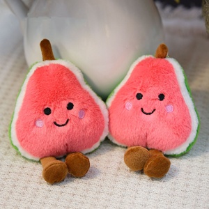 Porte-clés en peluche en forme de pastèque de <span class=keywords><strong>dessin</strong></span> <span class=keywords><strong>animé</strong></span>, mini poupée en peluche douce, pendentif de sac, décoration, petit cadeau pour enfants et couples, vente en gros - Product Image 1