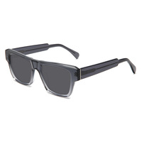 Lunettes de soleil polarisées en acétate personnalisées avec logo, style rétro de haute qualité, protection UV400, pour hommes et femmes, vente en gros