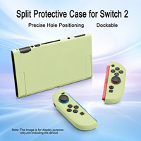Coque de protection en TPU+PC à découpe de précision avec design fendu et fonction de fixation pour Nintendo Switch 2 Joy-Con – Accessoires de jeu