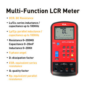 VA520 Analógico Digital Bar <span class=keywords><strong>LCR</strong></span> Ponte Multímetro Portátil 0,3% Precisão para L C ACR DCR D Q Teste com calibração ESR - Product Image 4