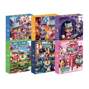 Zootopia Mad City Puzzle 120 pièces, jouet éducatif pour enfants de 3 ans et plus, développement cognitif, interaction parent-enfant - Product Image 5
