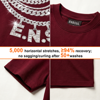 Hochwertige 240gsm Top-Qualität Individuell Bedrucktes Digital-Print Regular Fit Herren T-Shirt Private Label Service Streetwear Bekleidungshersteller